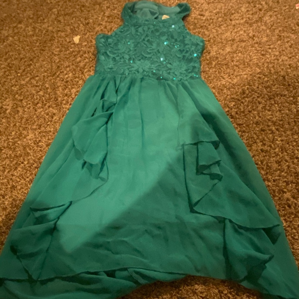 Blue dressy dress
